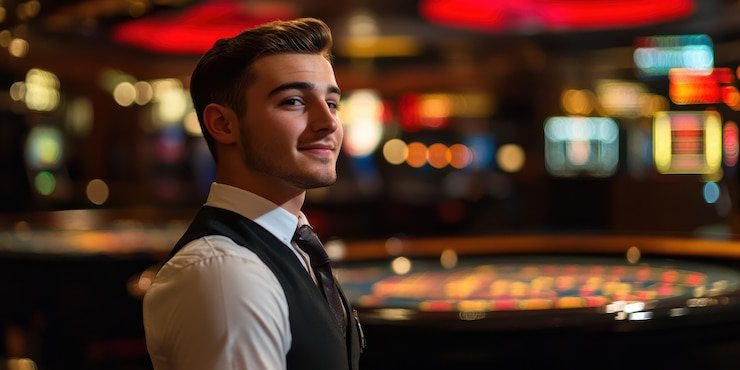 Tampilan antarmuka Fortune Mouse di aplikasi mobile senang303 dengan simbol keberuntungan dan tombol putar